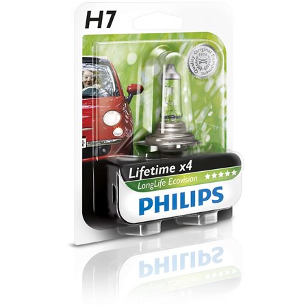 PHILIPS H7 LONGLIFE ECOVISION 12V55W PX26D B1