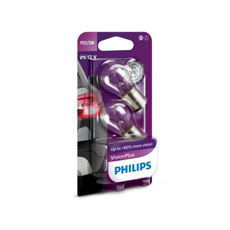 PHILIPS P21/5W VISIONPLUS 12V41050 BAY15D B2