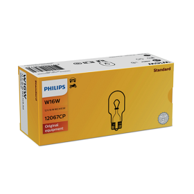 PHILIPS W16W 12V16 W2,1X9,5D CP | 10 UDS