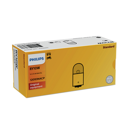 PHILIPS RY10W 12V10 BAU15S CP | 10 UDS