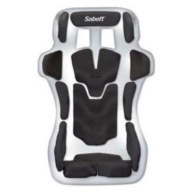 KIT DE ALCOLCHADO PARA ASIENTO GT PAD NEGRO TALLA L