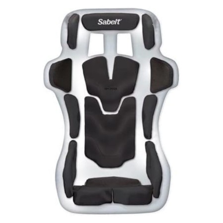 KIT DE ALCOLCHADO PARA ASIENTO GT PAD NEGRO TALLA L
