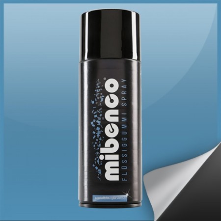 MIBENCO SPRAY GOMA LIQUIDA 400 ML AZUL PASTEL BRILLANTE