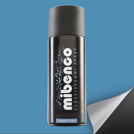 MIBENCO SPRAY GOMA LIQUIDA 400 ML AZUL PASTEL MATE