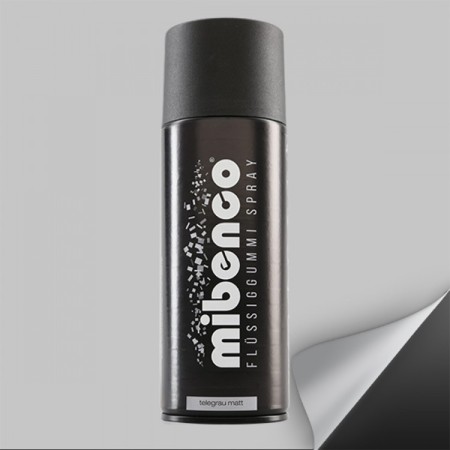MIBENCO SPRAY GOMA LIQUIDA 400 ML GRIS TELE MATE