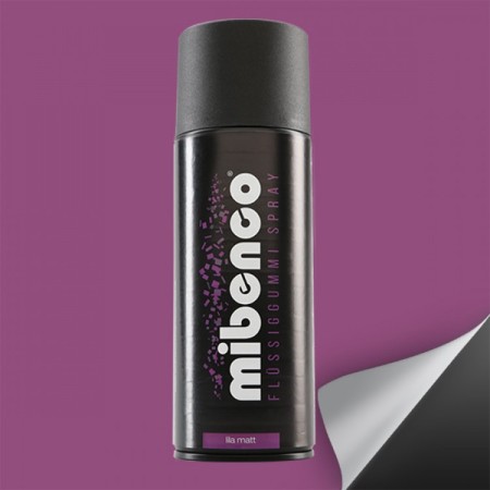 MIBENCO SPRAY GOMA LIQUIDA 400 ML MORADO MATE