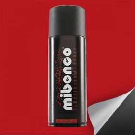 MIBENCO SPRAY GOMA LIQUIDA 400 ML ROJO LLAMA MATE