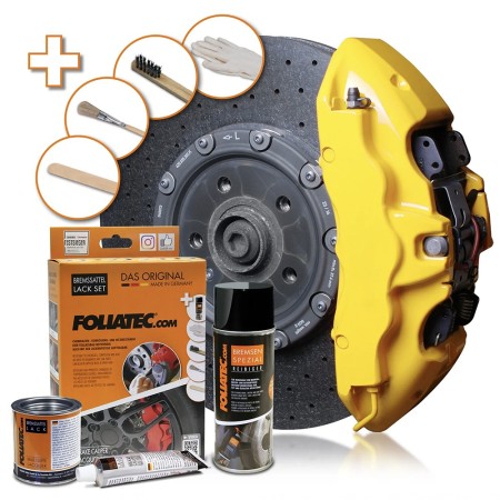 PINTURA PINZA FRENO SET  SPEED AMARILLO 3 COMPONENTES