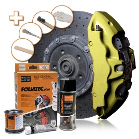 JUEGO DE LACA PARA PINZAS DE FRENO, DORADO METALICO