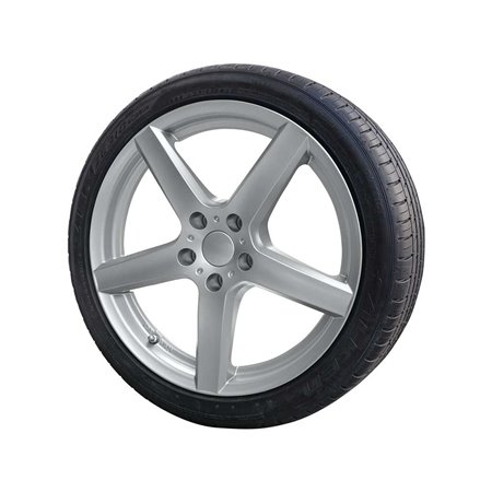 KIT DE PINTURA EN SPRAY PARA LLANTAS 2C PLATEADO MET�LICO BRILLANTE