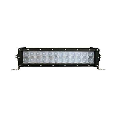 FARO LARGO ALCANCE, BARRA LED - DOBLE FILA - SOPORTE LATERAL, 72W 12\" COMBO