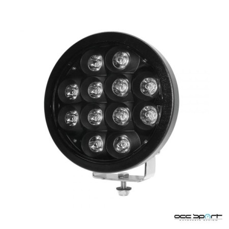 FARO LARGO ALCANCE - SOPORTE LATERAL, REDONDO NEGRO, CREE 72W 9\", BLACK SERIES