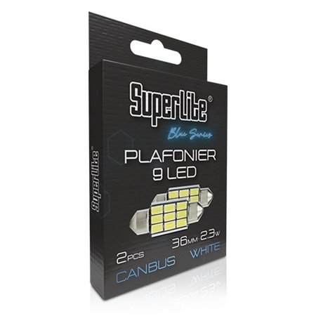 BOMBILLA PLAFONIER 9 LED 36MM 5W CANBUS WHITE