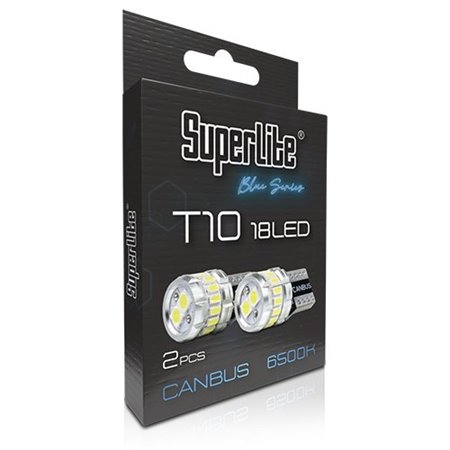BOMBILLA POSICION T10 18 LED CANBUS 6500K WHITE CS8
