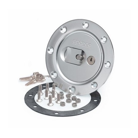 TAPON SPARCO ANODIZADO CON LLAVE