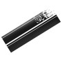 PEGATINA PARA EL COCHE DISE�I RAYAS NEGRA MATE 22 X 150 CM  2 PIEZAS