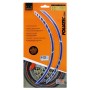 PIN STRIPING RACING AZUL 14 BANDAS DE 7 MM X 41 CM  INCLUIDO ESPACIADOR