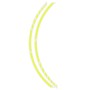 PIN STRIPING RACING NEON AMARILLO 14 BANDAS DE  7 MM X 41 CM  INCLUIDO ESPACIADOR