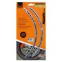 PIN STRIPING RACING CARBON STRUCTURED 14 BANDAS DE 7 MM X 41 CM  INCLUIDO ESPACIADOR