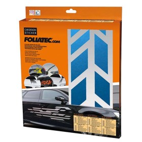 PEGATINA PARA COCHE DISE�O SOMBRAS AZUL