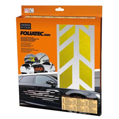 PEGATINA PARA COCHE DISE�O SOMBRAS DORADO