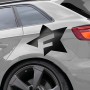 PEGATINA PARA COCHE DISE�O F-STAR NEGRO