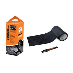 LAMINA SALPICADERO FOLIATEC PANTHER WRAP NEGRA 75 x 140 cm