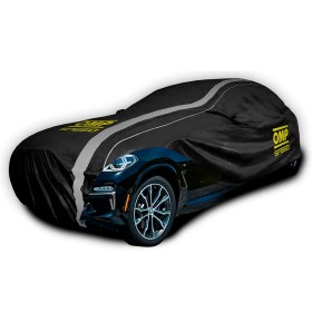 OMP SPEED FUNDA CUBRE COCHES EXTERIOR/INTERIOR, IMPERMEABLE, 4 CAPAS PARA SUV TALLA L, 483X195X145 CM