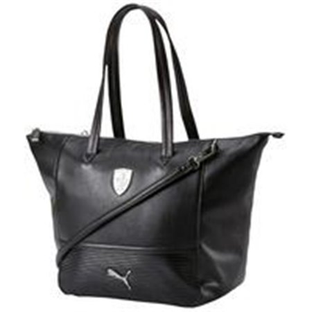 10 BOLSO PUMA FERRARI LS HANDBAG BLACK TALLA TU TU COLOR 02 NEGRO