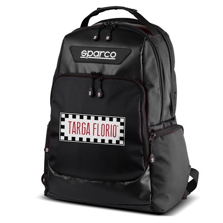 MOCHILA SPARCO SUPERSTAGE TARGA FLORIO NEGRO