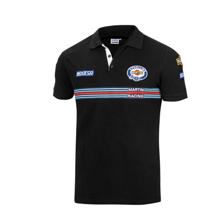 POLO REPLICA MARTINI-R TALLA XS NEGRO
