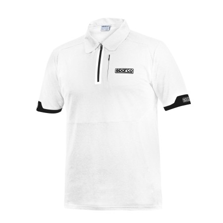 POLO CON CREMALLERA TALLA M BLANCO