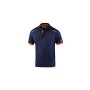 POLO TW TALLA M AZUL MARINO/NARANJA