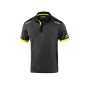 POLO TW TALLA XL GRIS/AMARILLO FLUO