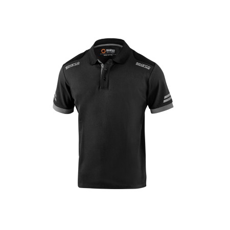 POLO TW TALLA S NEGRO/GRIS