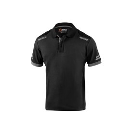 POLO TW TALLA L NEGRO/GRIS