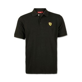 POLO FERRARI MENS CLASSIC POLO SHIRT TALLA M M COLOR 02 NEGRO