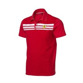 POLO FERRARI MENS STRIPED POLO SHIRT TALLA XXL XXL COLOR 01 ROJO