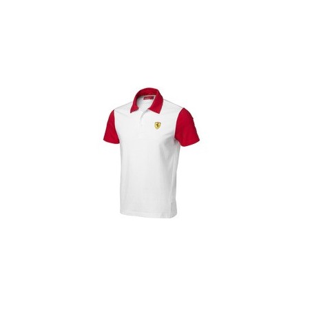 POLO FERRARI MENS ALONSO POLO SHIRT TALLA L L COLOR 03 BLANCO