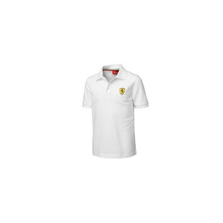 POLO FERRARI KIDS POLO SHIRT TALLA 4A 4 A�OS COLOR 03 BLANCO