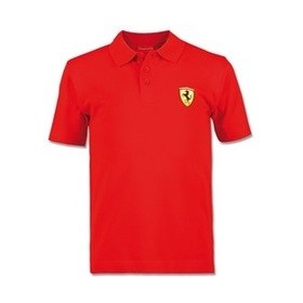 POLO FERRARI POLO NI�O SCUDETTO TALLA 14A 14 A�OS COLOR 01 ROJO