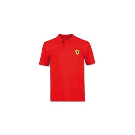 POLO FERRARI POLO NI�O SCUDETTO TALLA 14A 14 A�OS COLOR 01 ROJO