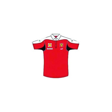 POLO FERRARI POLO RACING FI TALLA M M COLOR 01 ROJO