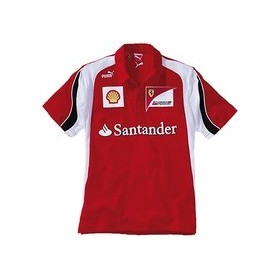 POLO FERRARI POLO ESCUDERIA NI�O TALLA 12A 12 A�OS COLOR 01 ROJO