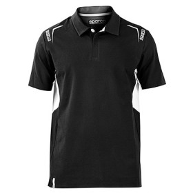 POLO SPARCO MANGA CORTA NEGRO TALLA L