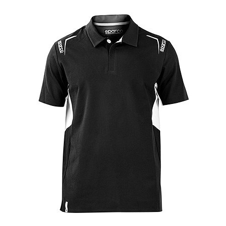 POLO SPARCO MANGA CORTA NEGRO TALLA XL
