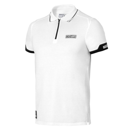 POLO SPARCO CON CREMALLERA TALLA S BLANCO