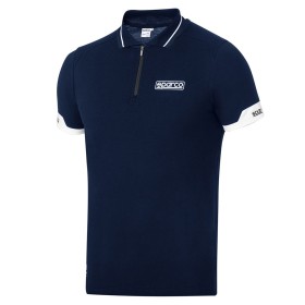 POLO SPARCO CON CREMALLERA TALLA XL AZUL MARINO