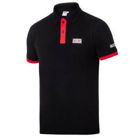POLO SPARCO TARGA FLORIO TALLA XS NEGRO/ROJO