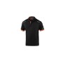 POLO SPARCO TECH TALLA XXXL NEGRO/NARANJA
